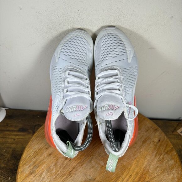 Nike Air Max 270 White Honeydew Women's Size 8.5 Shoes 943345-113 - Picture 6 of 9